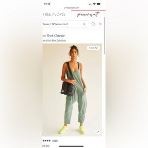 Hot shot Onesie Lush Pine Free People/ Free Movement